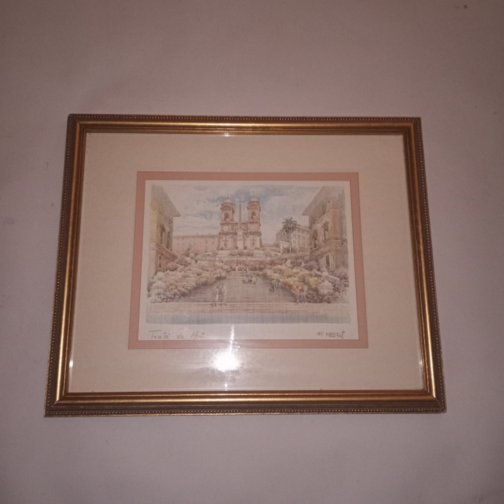 Vintage F. Neri Italian Art